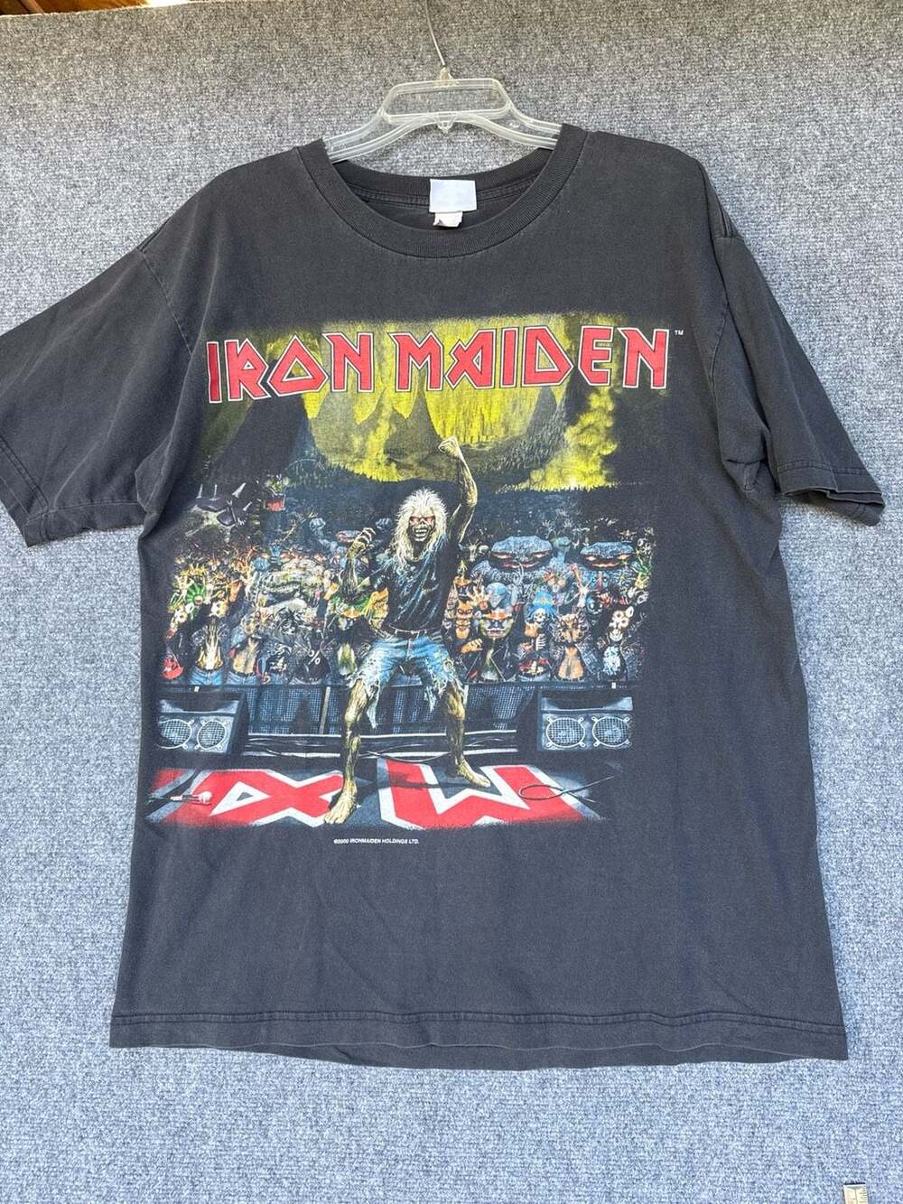 Vintage 2000 Iron Maiden Brave New World Tour Shirt "That's Me Mum" Size XL